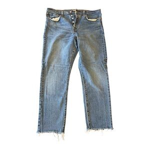 Levi's Wedgie Raw Hem Jeans
